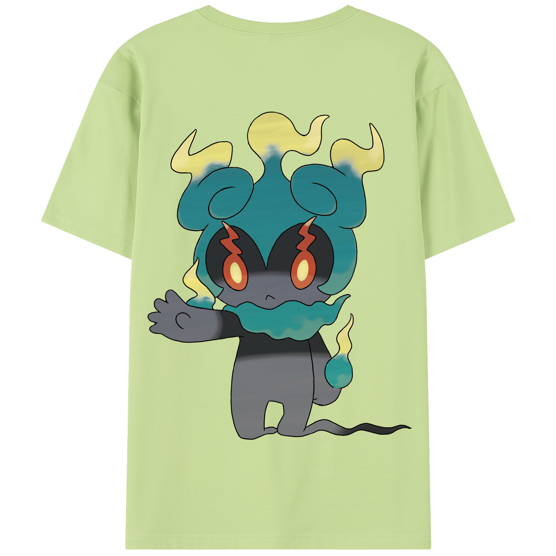 （画像用） ポケットモンスター Pokémon 綿100％半袖Tシャツ（背面プリント）